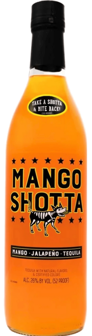 Mango Shotta Tequila With Natural Flavors Kentucky 750ml