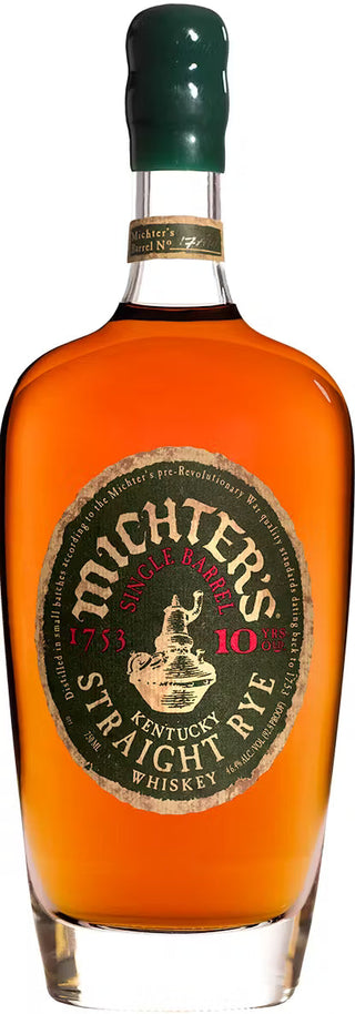 Whisky de centeno puro de barril único Michter's de 10 años