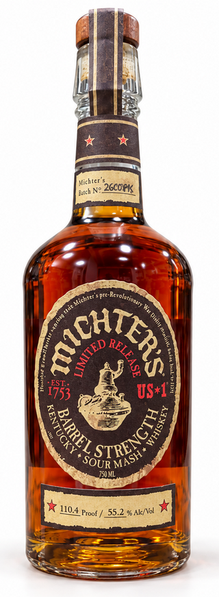 Michter’s Barrel Strength Sour Mash 2026 Limited Release 750ml