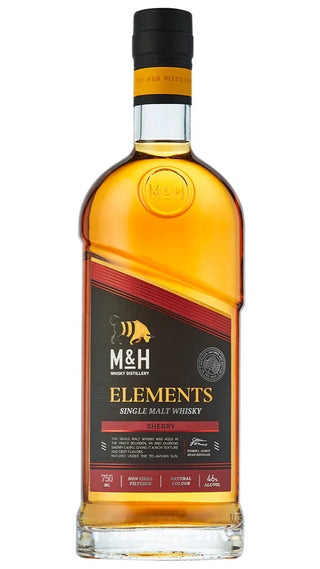 Whisky Milk &amp; Honey (M&amp;H) Destilería Elements Sherry Cask Whisky israelí de pura malta