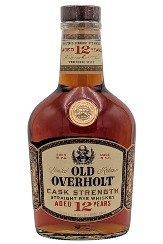 Old Overholt 12 Year Cask Strength Straight Rye Whiskey 750ml