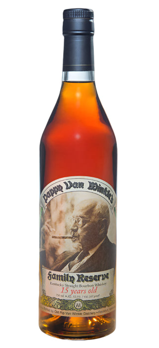 Whisky bourbon puro de Kentucky Old Rip Van Winkle 'Pappy Van Winkle's Family Reserve' de 15 años