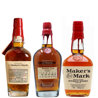 Maker’s Mark Lost Recipe Edition #2 (2025 Release, 700 ml) + Private Select (750 ml) + Original Bourbon Whisky (750 ml) – Limited 3-Bottle Bundle