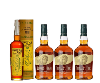 E.H. Taylor Barrel Proof + 3 x Buffalo Trace Discounted Bundle ( 4Packs x 750ml )