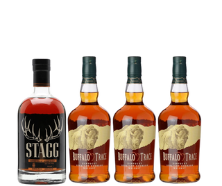 Stagg & 3 x Buffalo Trace – 4 Bottle Bundle x 750ml.