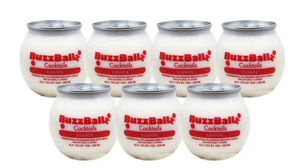 BuzzBallz Cocktails Eggnog (200 ml x 24-Pack)
