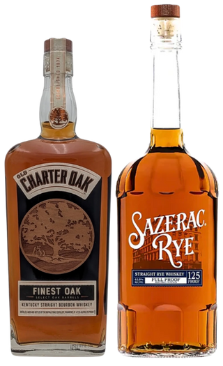 Old Charter Finest Oak, and Sazerac Rye 125Proof ( 2Pack x 750ml ).