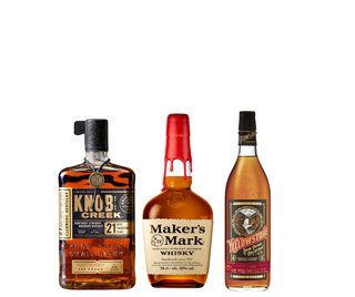 The Powerhouse Trio - Knob Creek 21y limited edition, Maker’s Mark, and Yellowstone handpicked Collection Bundle ( 3Packs x 750ml )