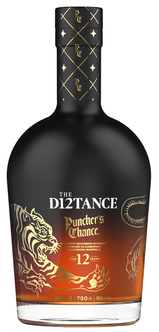 Puncher's Chance The Distance Kentucky Straight Bourbon Whiskey de 12 años, envejecido en barricas de Cabernet Sauvignon