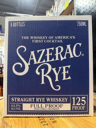 Sazerac Rye Full Proof Straight Rye Whiskey Bundle 6 x 750ml
