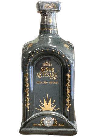 Tequila Señor Artesano Extra Añejo El mismo jugo exacto que Dos Artes Extra Añejo Barricas de roble francés carbonizadas