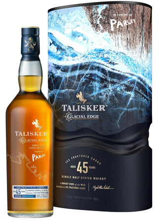 Whisky escocés de pura malta Talisker Glacial Edge de 45 años
