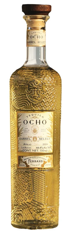Tequila Ocho Barrel Select Añejo 2024 Las Raíces Ferrand Cognac Cask 750ml