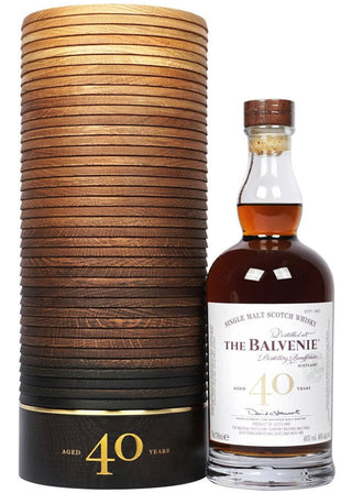 Whisky escocés de pura malta Balvenie de 40 años