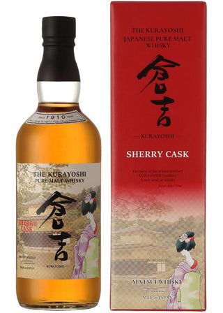 Whisky japonés Kurayoshi Pure Malt 8 años en barrica de jerez