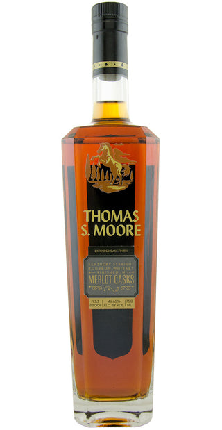 Whisky bourbon puro con acabado en barrica de merlot de Thomas S. Moore