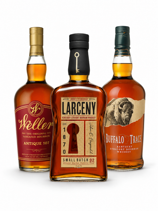 Kentucky Bourbon Trio Bundle - Weller Antique 107, Larceny Small Batch & Buffalo Trace (3 x 750ml)