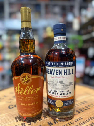Weller Single Barrel Bourbon & Heaven Hill 7-Year-Old Bundle (2 x 750ml)