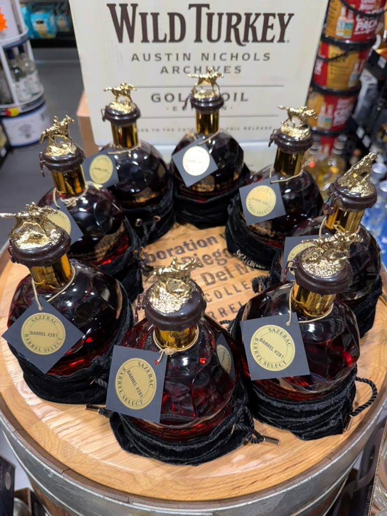 Blanton's Gold Limited Edition, Store Pick Bourbon Whiskey Full Horse Collection (8 x 750ml).