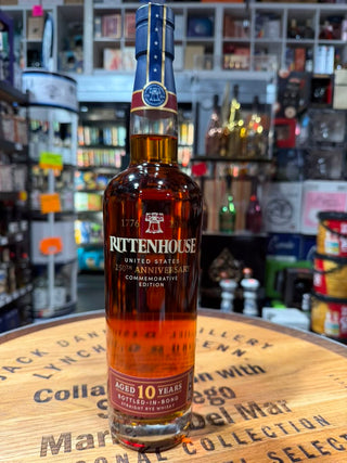 Rittenhouse 10 Year Straight Rye Whiskey Bottled in Bond 250th Anniversary Commemorative Edition 750ml
