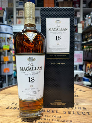 The Macallan 18 Year Old Sherry Oak Cask, Annual 2024 Release 750 ml