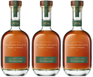 Woodford Reserve Barrel Strength Rye Limited Edition 125.1 Proof 3 × 700 ml