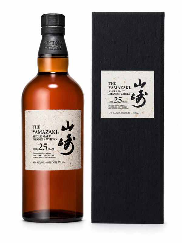 Yamazaki 25 Year Old Japanese Single Malt Whisky 750ml