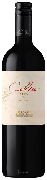 Bodegas Callia 'Alta' Malbec (750ml)