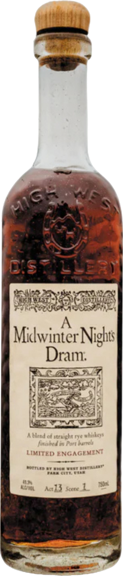 High West Distillery A Midwinter Night’s Dram Limited Engagement Straight Rye Whiskey (Act 13)
