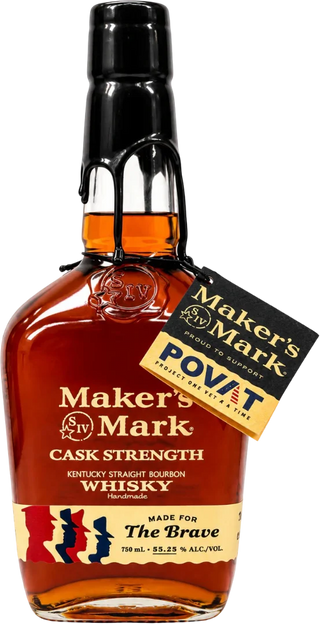 Maker's Mark Cask Strength Handmade Bourbon Whiskey "Made for the Brave" 750ml
