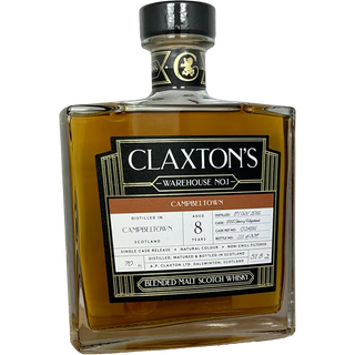 Claxton’s Springbank 8 Year Old Campbeltown Single Malt Scotch Whisky – Independent Bottling Limited Release