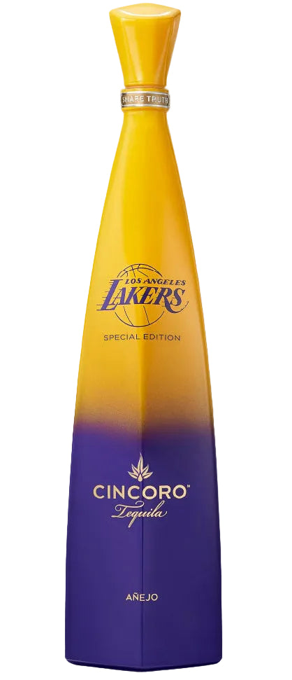 Cincoro x Los Angeles Lakers Special Edition Añejo Tequila