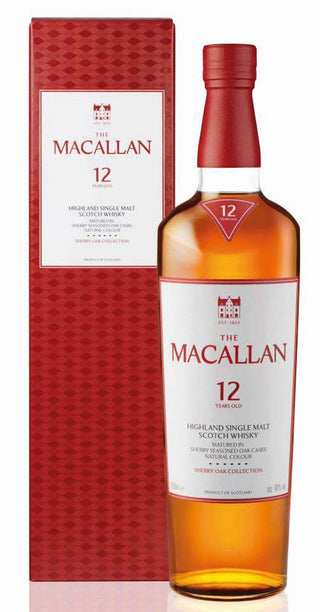 Macallan 12 Year Sherry Oak Single Malt Scotch