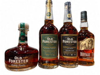 Old Forester Birthday Bourbon, Old Forester Single Barrel Rye Barrel Strength, Old Forester Single Barrel 100 Proof, Buffalo Trace