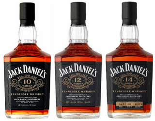 Paquete de fiesta Jack Daniel's Aged Series: 10, 12 y 14 años (3 x 700 ml)